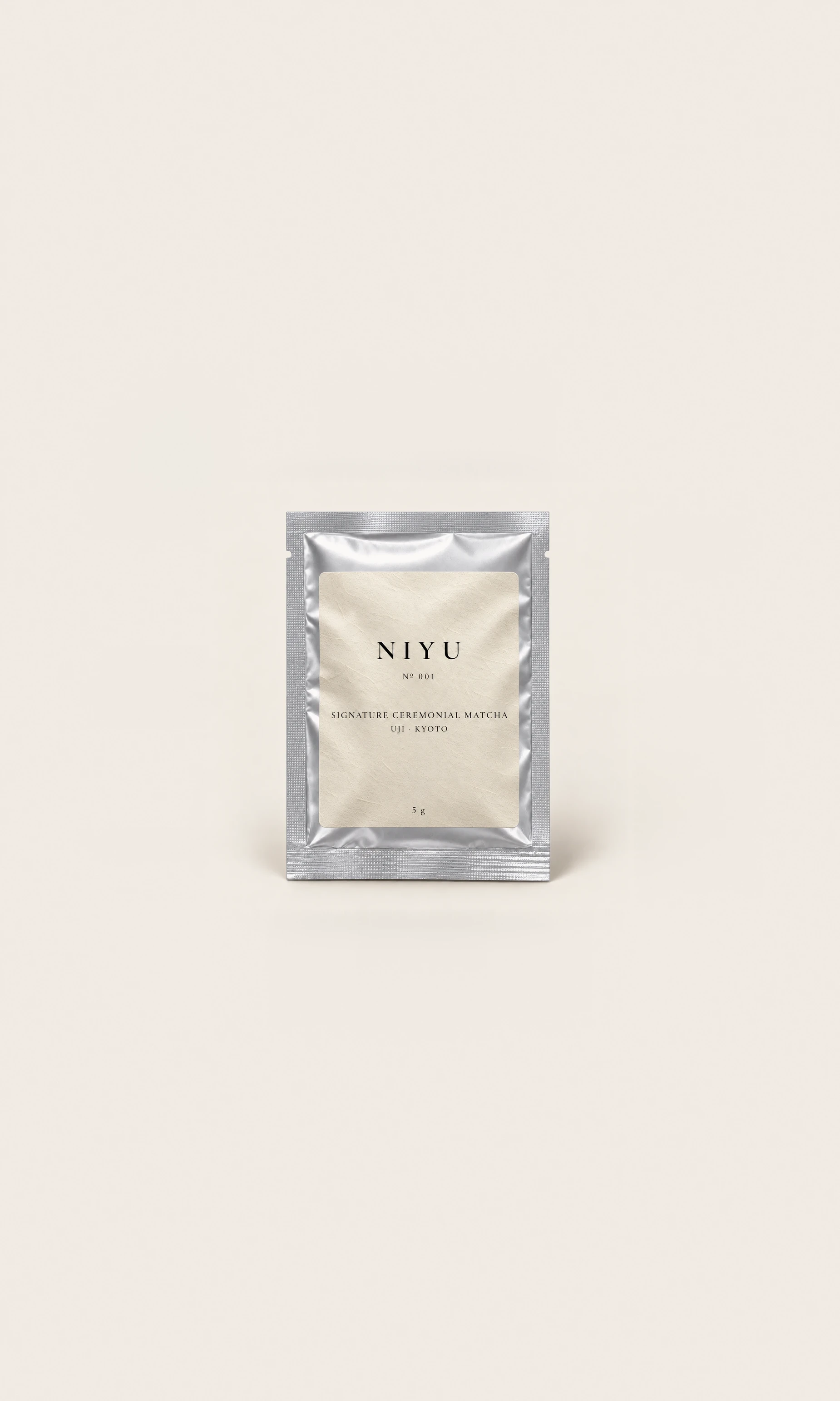 Gratis Matcha-Probe von Niyu: 5 g Signature Ceremonial Matcha aus Uji im Beutel